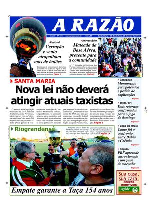 Jornal A Razão Santa Maria - 18052012