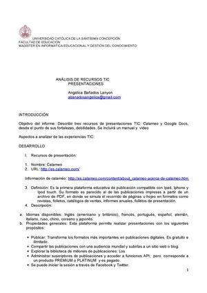 Presentaciones en formato Calaméo