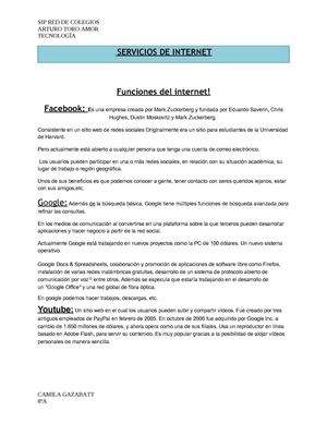 Servicios de Internet