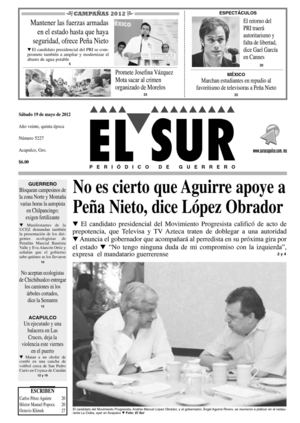 El Sur 19 de mayo de 2012