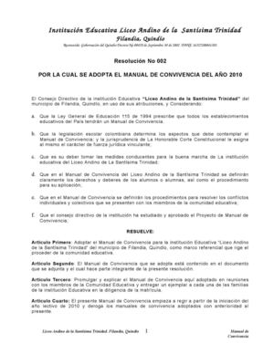 Manual de Convivencia