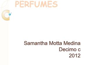 SOLUCION PERFUMES 