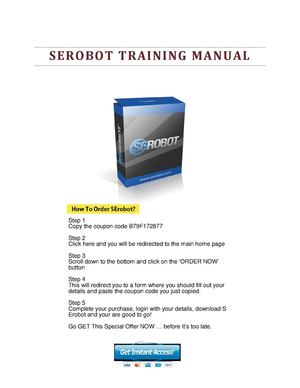 SErobot Training Manual