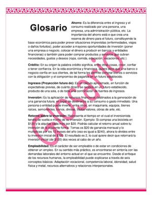 Glosario