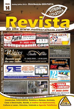 Revista Vitrine Coletiva - Capão da Canoa e Osório - do Guia No litoral Tem
