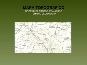 MAPA TOPOGRÁFICO