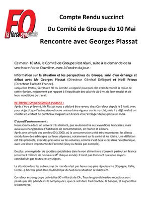 reponse de plassat