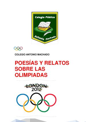 POESÍAS Y RELATOS SOBRE LAS OLIMPIADAS