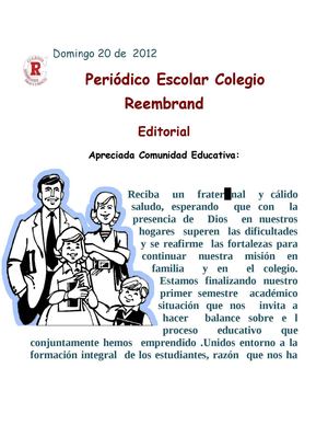 Periódico  Escolar Colegio