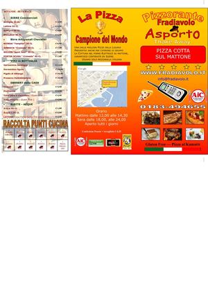 Ristorante Pizzeria da Asporto