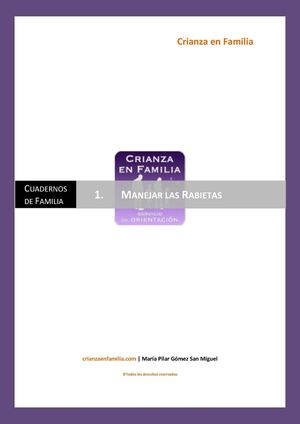 Manejar las rabietas-Crianza en Familia