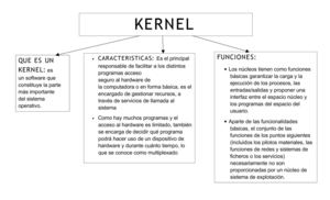MAPA CONCEPTUAL DEL KERNEL
