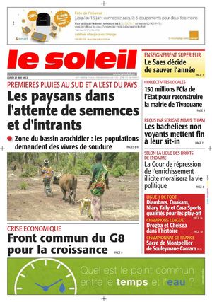 Edition du 21 mai 2012