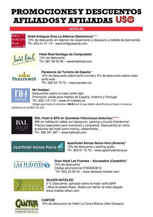 Promociones y descuentos para afiliados 