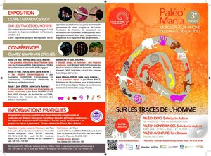 Programme Paléo'Mania 2012