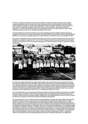 Historia Real Betis Balompié