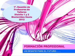 PRESENTACIÓN TRABAJADA CON PROFESORES