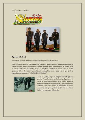 Grupos de Música Andina