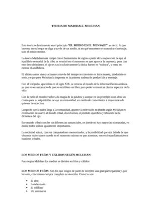 Teoria de Marshall Macluhan