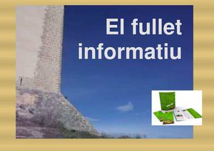 EL CASTELL: fullet informatiu