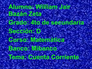 Cuenta Corriente 