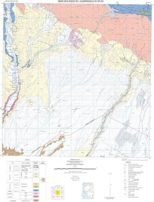 Mapa Geológico del Cuadrángulo Aplao (33-r)