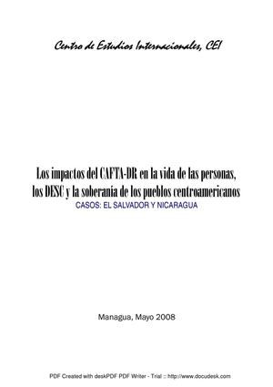 Impacto del CAFTA-DR