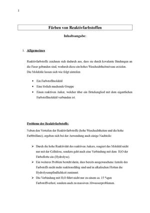 Färben von Reaktivfarbstoffen