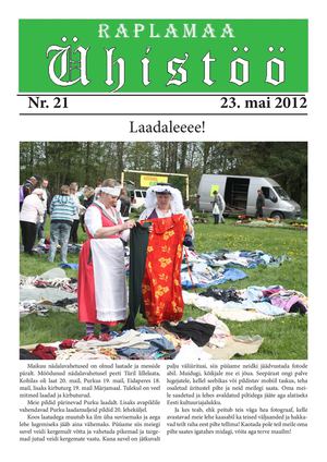 Raplamaa Ühistöö nr 21