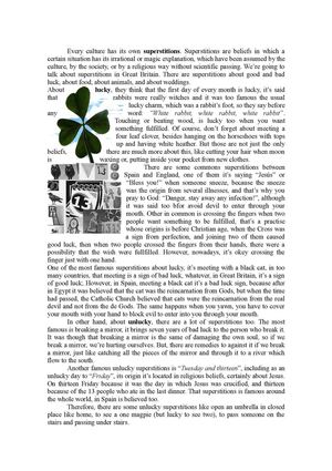 British Superstitions