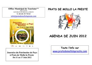 AGENDA DE JUIN 