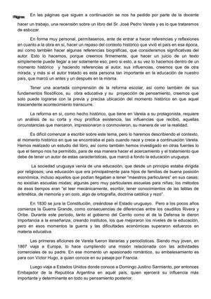 Recensión: José Pedro Varela