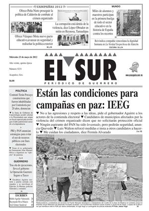 El Sur 23 de mayo de 2012