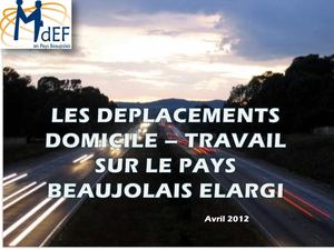 Etude déplacements domicile-travail