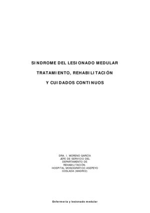 sindrome del lesionado medular