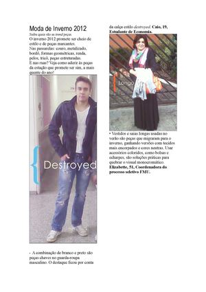 Moda de Inverno 2012 - Revista