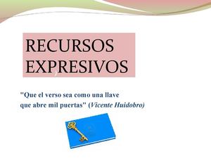 recursos expresivos