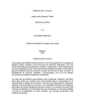 Tratado de libre comercio