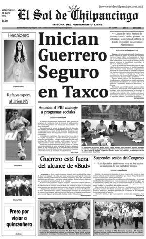 El Sol de Chilpancingo - 23 Mayo 2012