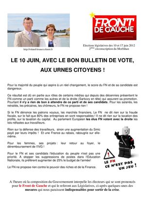 10 juin tract anti FN