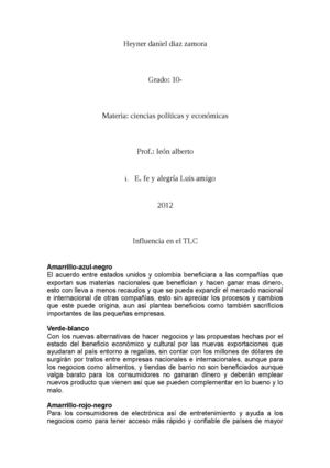 LAS INFRLUENCIAS DEL TLC