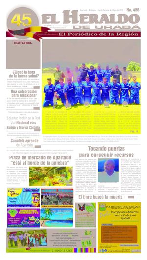 EL HERALDO DE URABA cuarta semana de febrero de 2012 Edicion 456