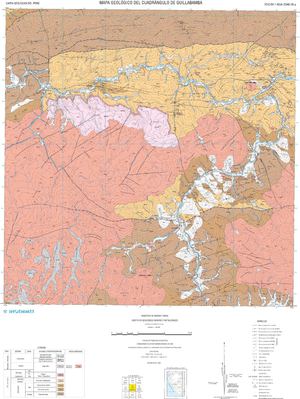 Mapa Geológico del Cuadrángulo Quillabamba (26-q)