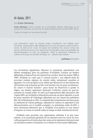 AL QAIDA EN 2011