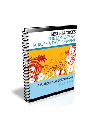 Best Practices for Long-Term Jatropha Development  
