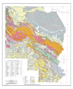 MAPA 1- Aguas termales y minerales en el Suroriente del Perú