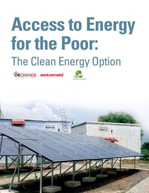 Access to Energy for the Poor:  The Clean Energy Option  