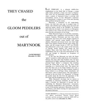 1968 They Chased the gloom peddlers out of Marynook