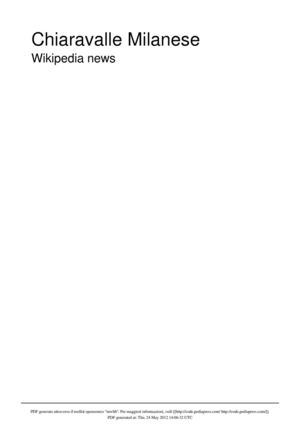 Chiaravalle Milanese e la sua abbazia