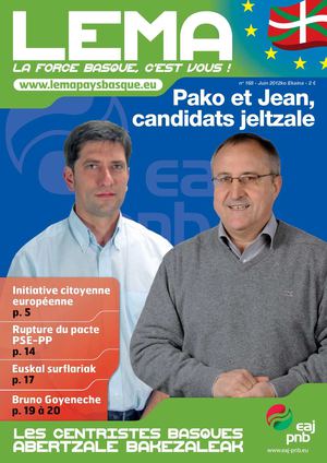 Lema 168 : Pako et Jean, candidats jeltzale